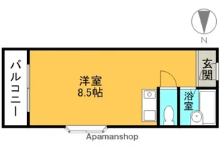 コトブキパークハイツ【3階】の間取り