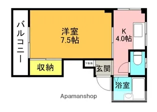 メゾン松原【1階】の間取り