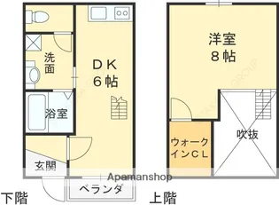 FOREST山崎【301号室】の間取り