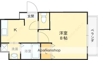 マンションKUROSE【2階】の間取り