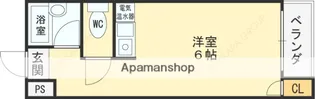 ボーリバージュ【506号室】の間取り
