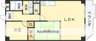 大阪府枚方市宮之阪4丁目【マンション】の間取り