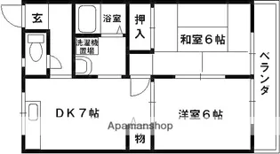 カサベルデ・アイ【2階】の間取り