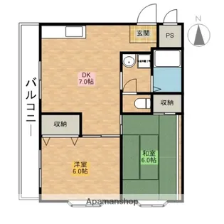 大塚チェリーハイツ12【3階】の間取り