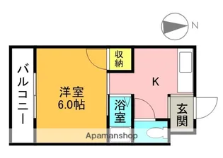 津之江パークハイツ2号館【4階】の間取り
