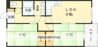 吉田ハイツ【1階】の間取り