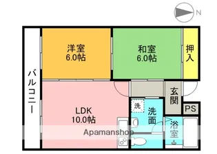 メゾンヴィラージュ【102号室】の間取り