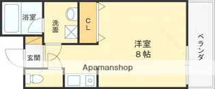 プロースト高槻【104号室】の間取り