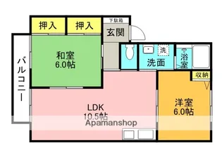 ラ・ヴィレット【2階】の間取り