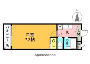 サンライン富田丘【402号室】の間取り