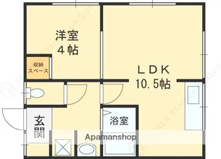 第一寿コーポ【201号室】の間取り