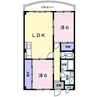 シティコートSUMISHO 1【3階】の間取り