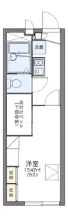 レオパレスノーサイド平田【1階】の間取り