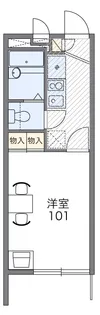 レオパレスウィニング ロード【1階】の間取り