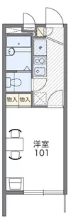 レオパレスウィニング ロード【3階】の間取り