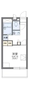 レオパレス銀河【207号室】の間取り