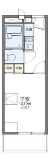 レオパレスグラン ビュイッソン【1階】の間取り