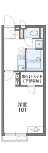 レオネクストオワゾー【2階】の間取り