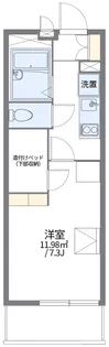 レオパレス見付山【1階】の間取り