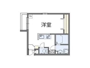 レオパレス別所新町LA1【1階】の間取り
