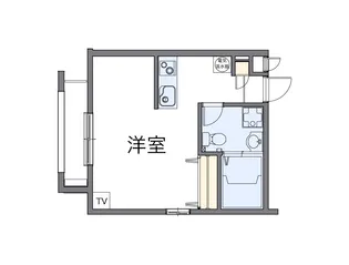 レオパレス別所新町LA1【301号室】の間取り
