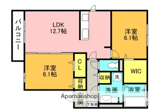 メゾンさくら【101号室】の間取り