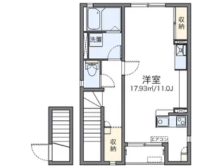 レオネクスト安岡寺【2階】の間取り