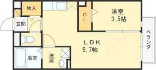 カンフォーラ【1階】の間取り