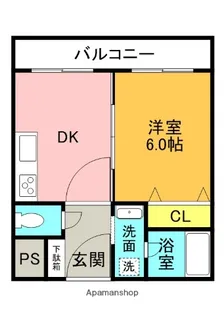 ドムール四条畷【2階】の間取り
