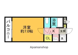 コアシティ如是【3階】の間取り