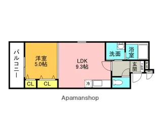 アイビーコート城南【1階】の間取り