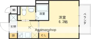 CREST花園【4階】の間取り