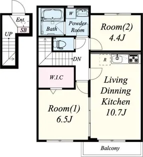 cherir上泉【2階】の間取り
