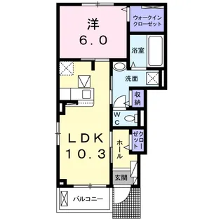 パインルーツⅠ【1階】の間取り