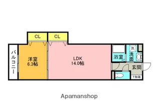 O.C.HILLS SHOEI【2階】の間取り