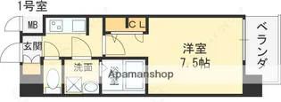 S-RESIDENCE福島grande【2階】の間取り