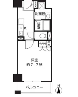 シャンピアコート茨木【7階】の間取り