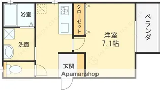 大阪府門真市垣内町【アパート】の間取り