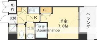 大阪府大阪市福島区玉川3丁目【マンション】の間取り