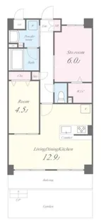イニシオ山水【1階】の間取り