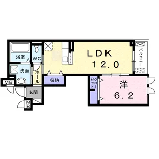 ソレイユ ロンド【3階】の間取り
