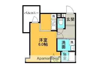 キャルムコート忍ケ丘【1階】の間取り