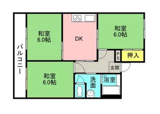 LEGAL MAISON津之江Ⅰ【1階】の間取り