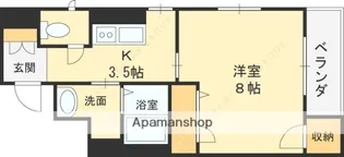 ShaMaison K.Haruka【303号室】の間取り