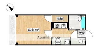 プレアール牧野【1階】の間取り
