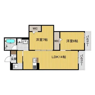 Rocher Village【1階】の間取り