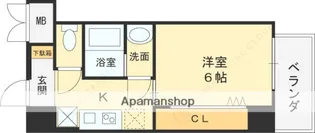 大阪府東大阪市足代北1丁目【マンション】の間取り