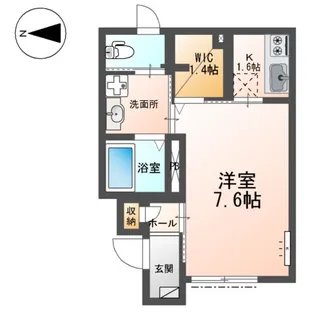 プランドール豊町【1階】の間取り