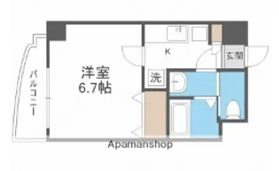 兵庫県尼崎市神田北通6丁目【マンション】の間取り