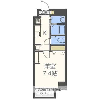 エヌエムスワサントトワ【3階】の間取り